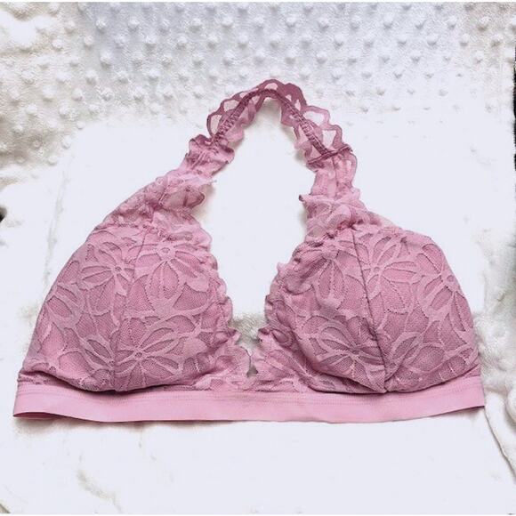 Arizona Body Intimates Coordinating Lace Halter Bralette & Boyshort-NEW w/Tags`. - Picture 2 of 6